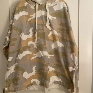Aerie lightweight camo sweatshirt